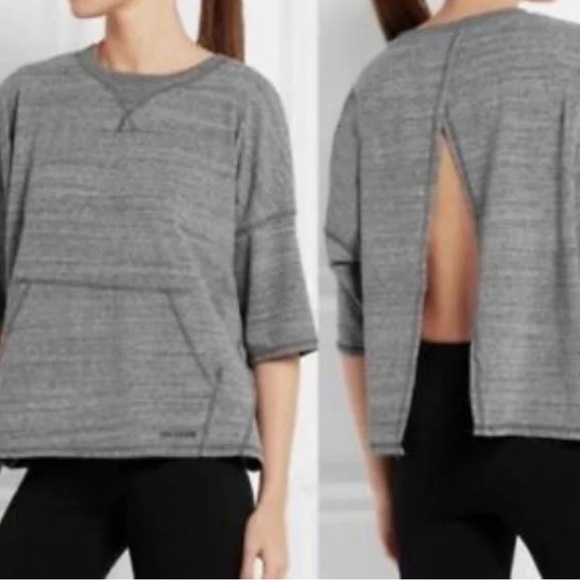 open back short sleeve top IVY PARK - Picture 1 of 4
